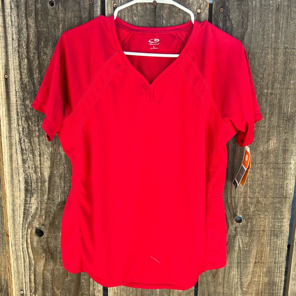 Champion NWT red active tee
